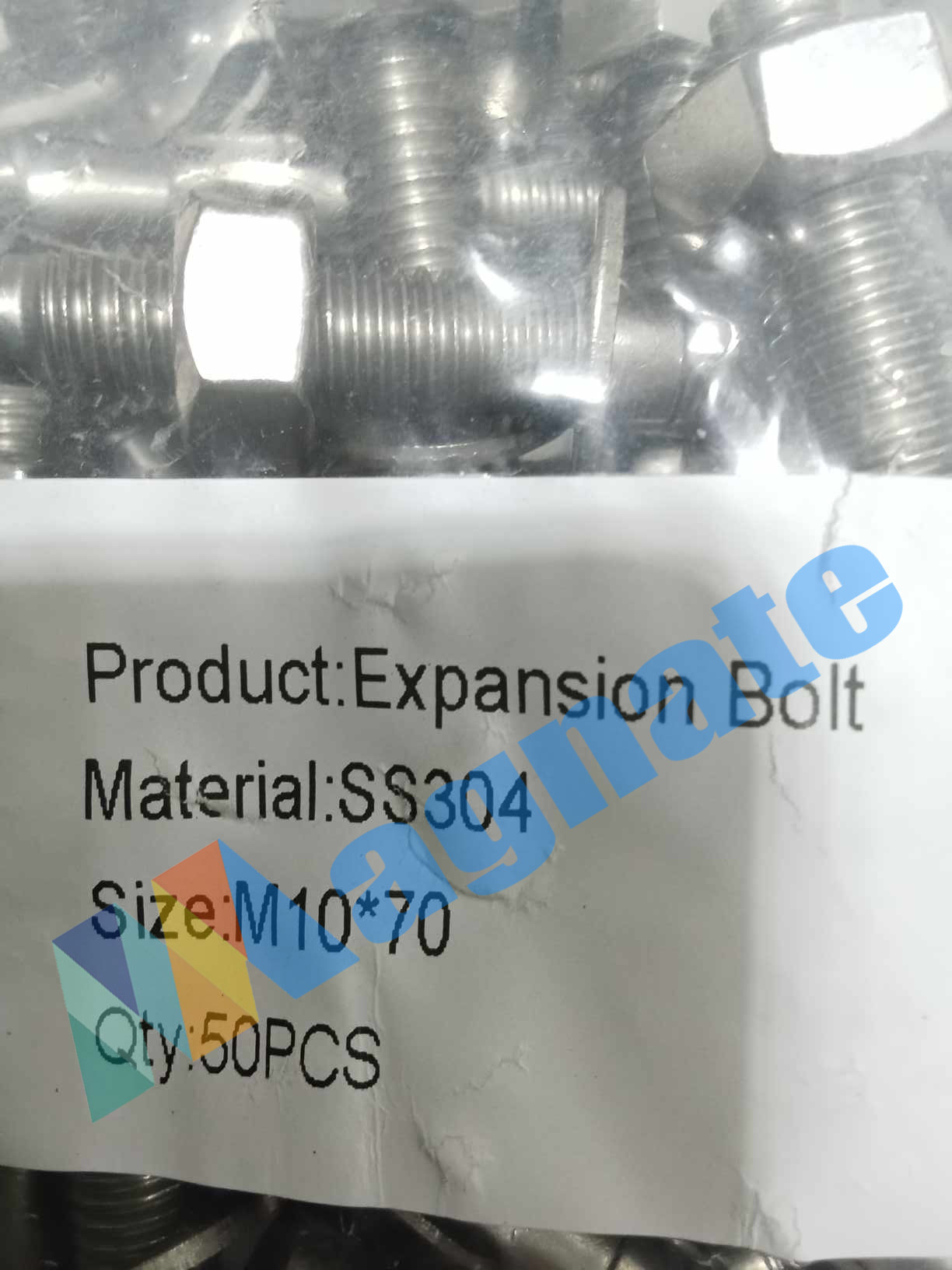 Expansion Bolt Material: SS304 Size: M10*70