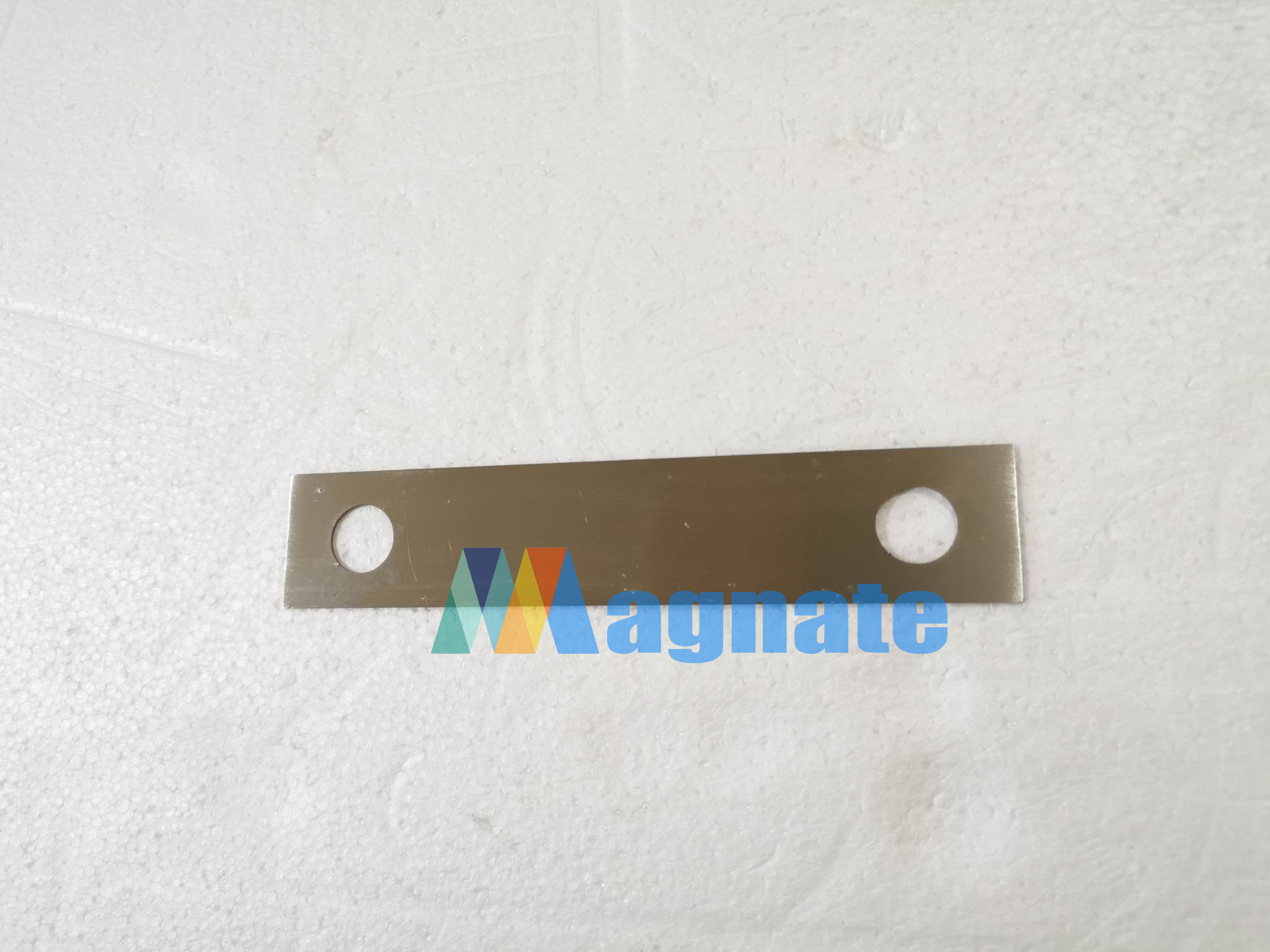 Two Hole Rectangular Plate Washer Material: SS316 Size: M16 x 178mm x 35mm x 1mm Length: 178mm Width: 35mm Thickness: 1mm Hole Diameter: 17mm Between Hole Center: 135 mm