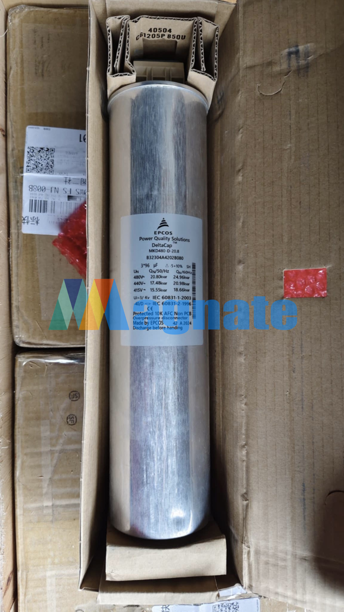 Brand: EPCOS Capacitor PN: MKD480-D-20.8