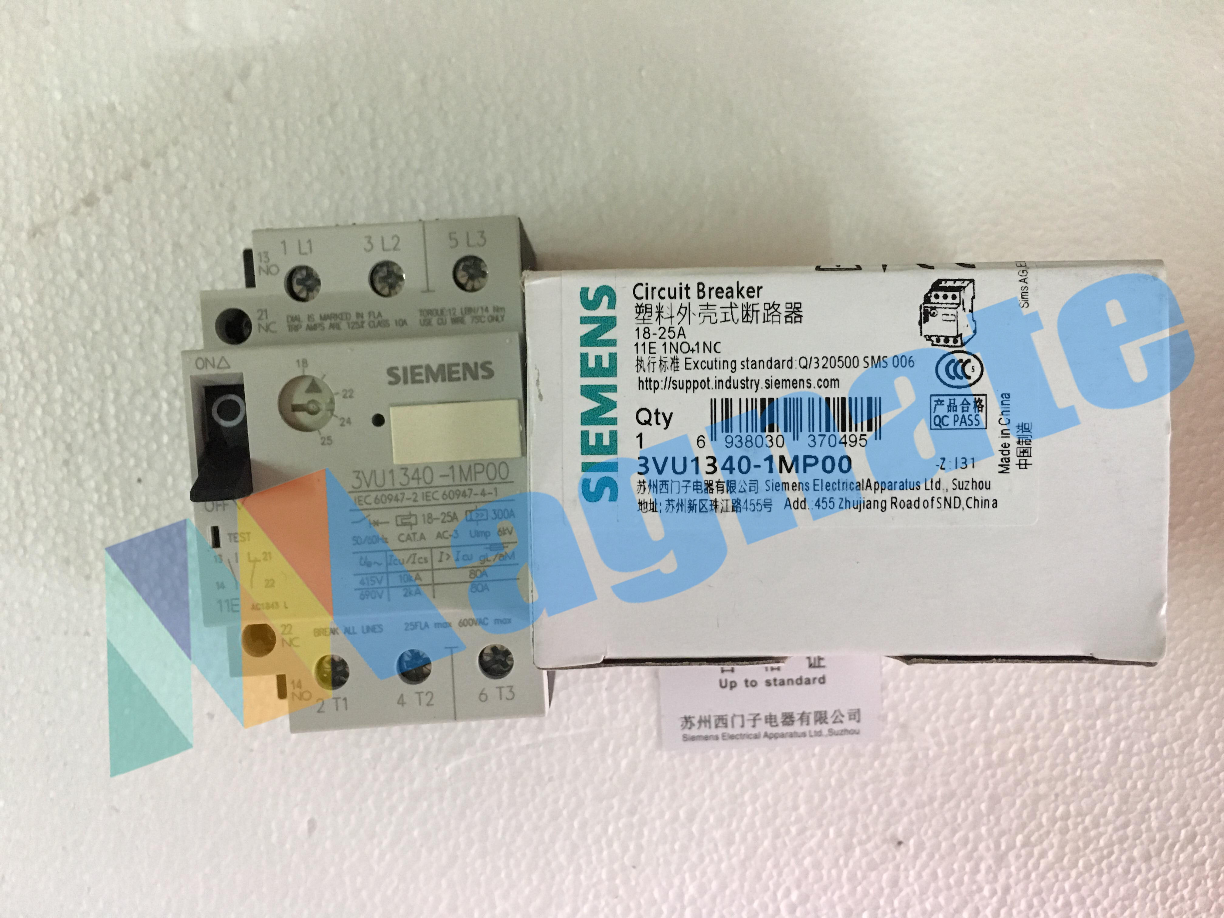 Siemens Circuit Breaker PN: 3VU1340-1MP00