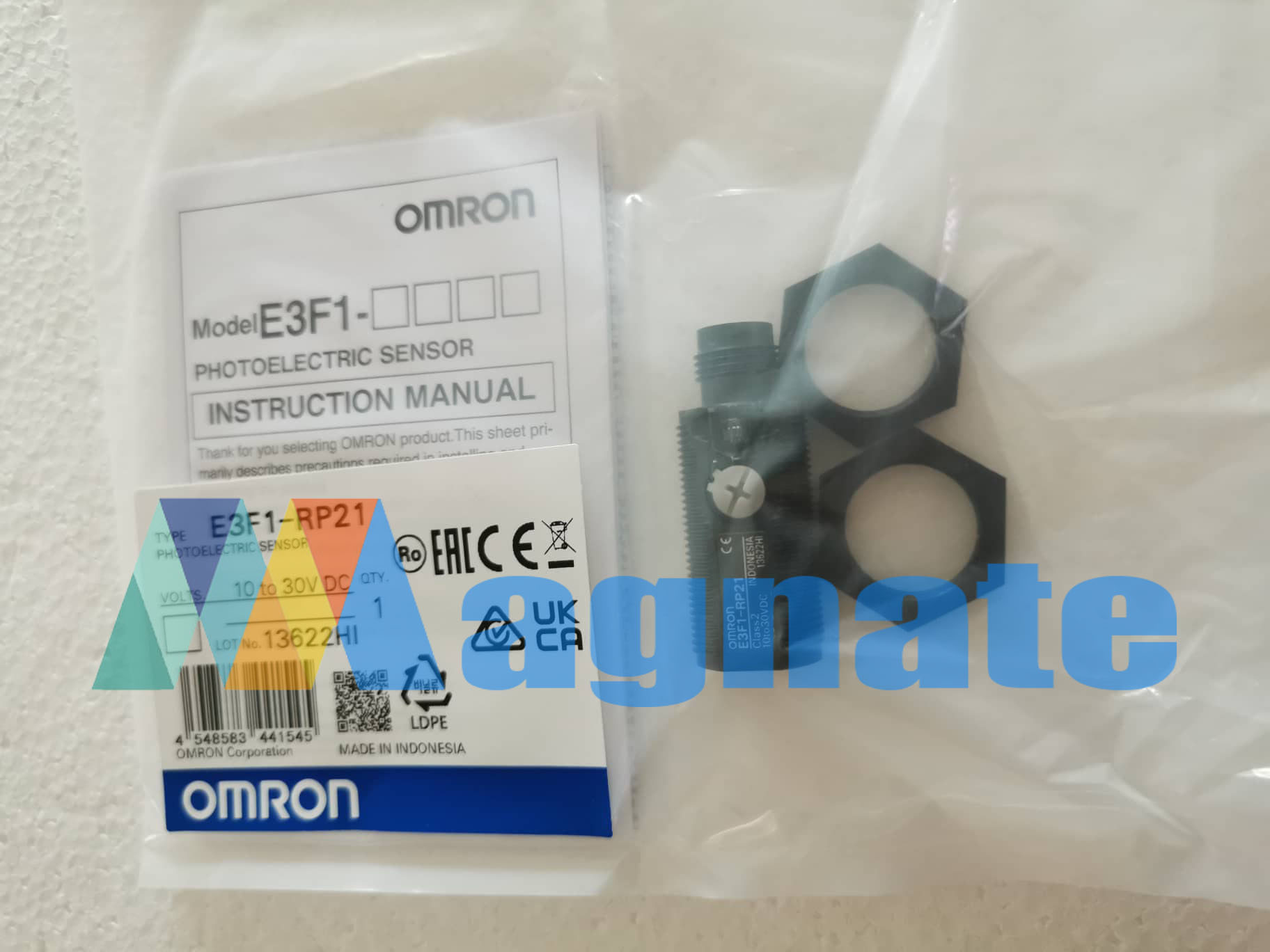 Omron Photoelectric Sensor PN: E3F1-RP21 Pin: 4
