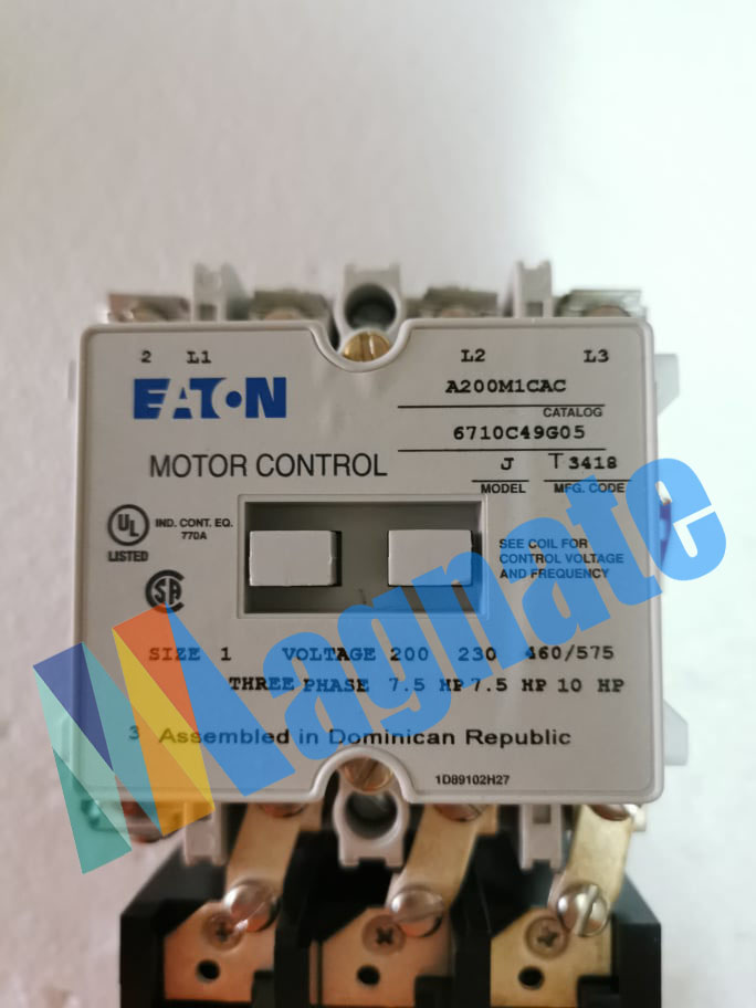  Eaton Non Reversing Starter  PN: A200M1CAC