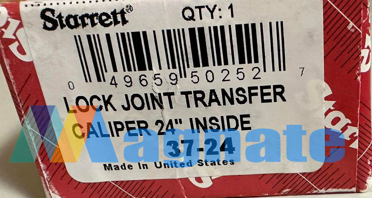 Brand: Starrett Inside Lock-Joint Transfer Type Caliper PN: 37-24 Size: 24