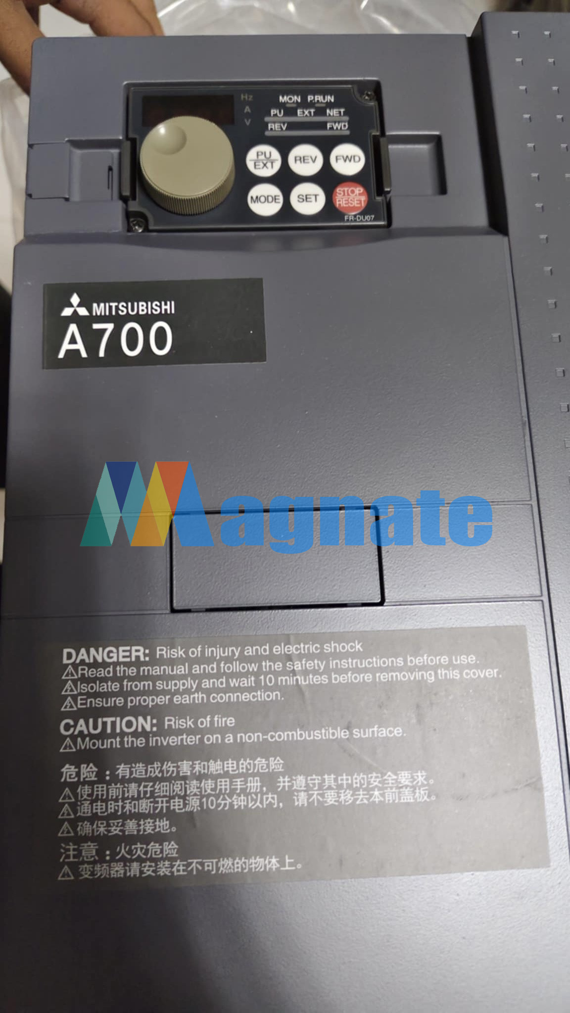 Brand: Mitsubishi Electric  Inverter Model: FR-A740-22K-C9