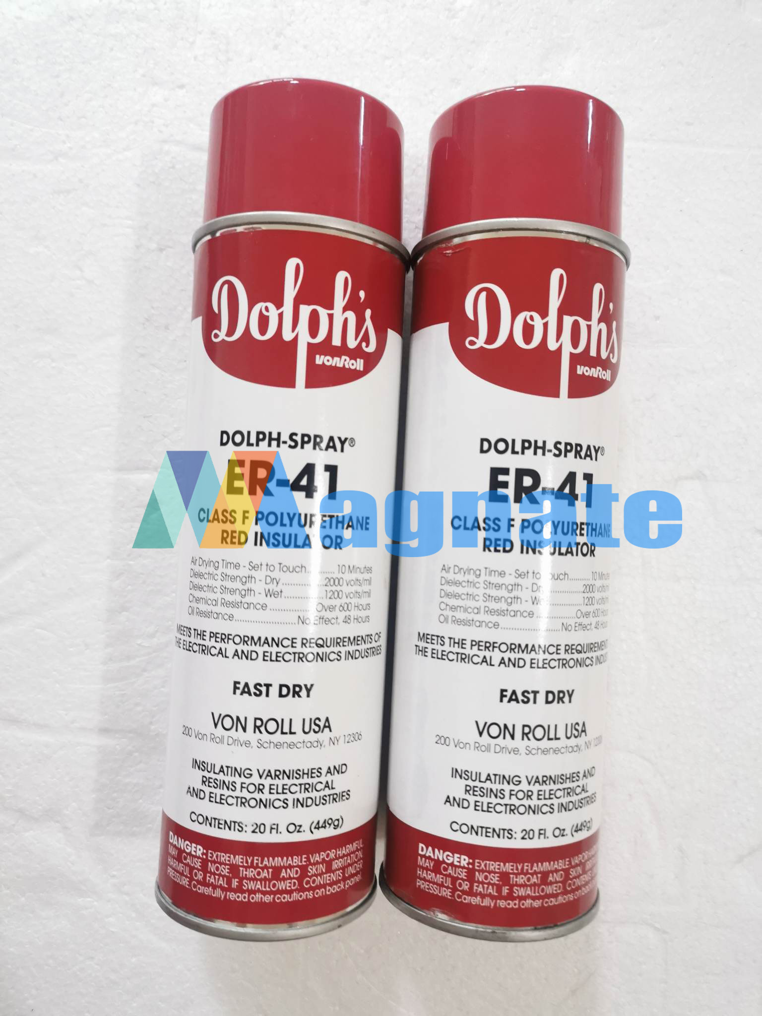 Dolph Spray Red Air Dying Varnish Synthite ER-41 Dolph-Spray Er-41 Color /Appearance Red